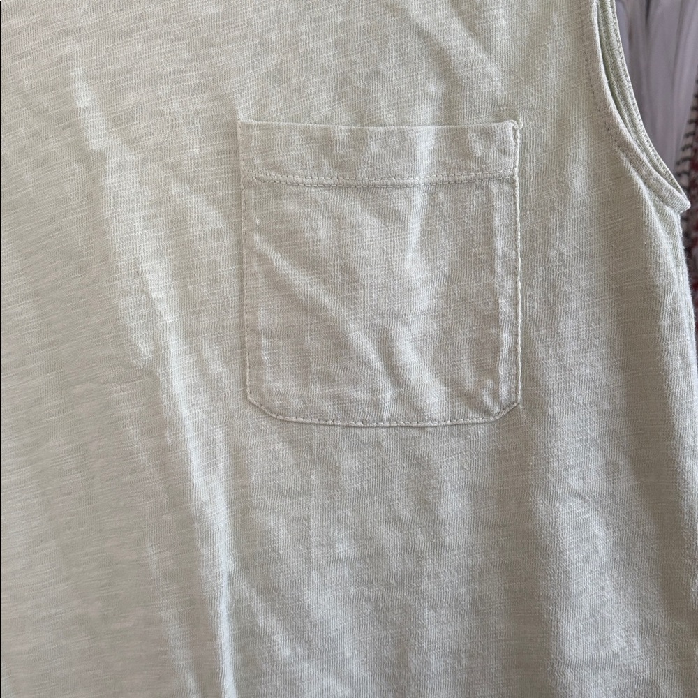 Lou & Grey Light Green Muscle Tee - Picture 3 of 4